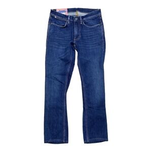 ACNE STUDIO Bla Konst Max Dark Blue Mens 5 Pocket Cotton Elastane Jeans 28X27